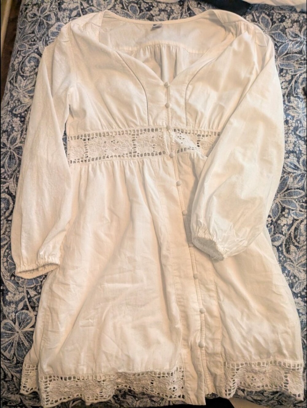 NWOT Old Navy Cutout Button Down Dress